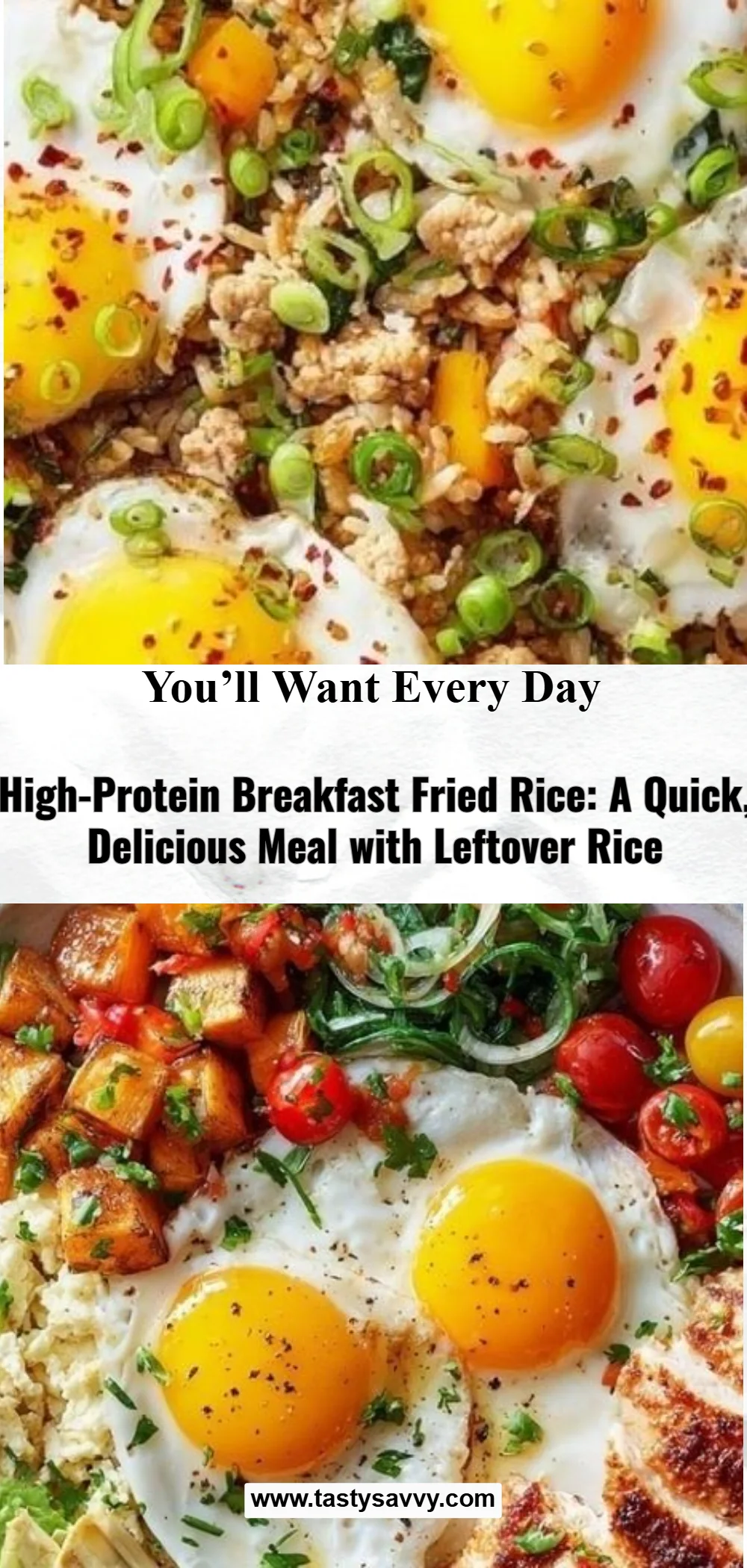 High-Protein Breakfast Fried Rice breakfast fried rice High-Protein Breakfast Fried Rice