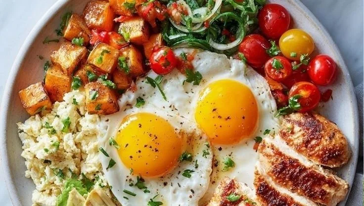 High-Protein Breakfast Fried Rice breakfast fried rice High-Protein Breakfast Fried Rice