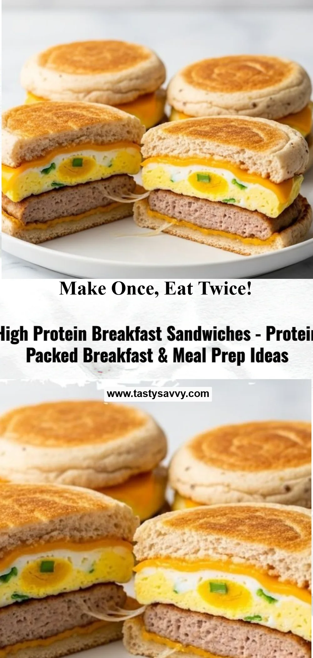 High Protein Breakfast Sandwiches protein breakfast sandwiches High Protein Breakfast Sandwiches