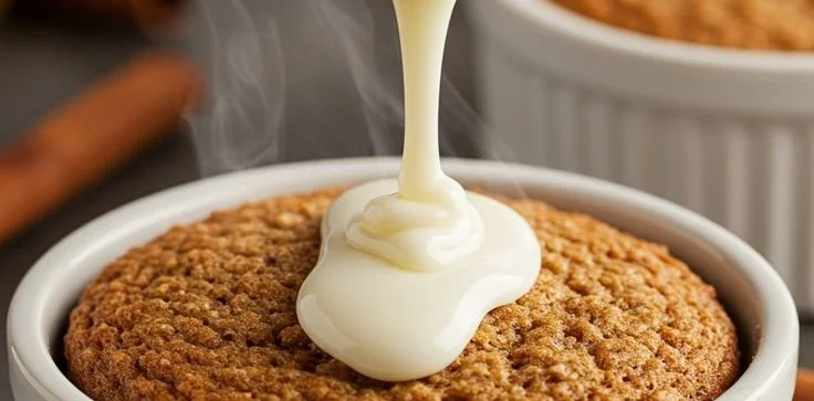High-Protein Cinnamon Baked Oat Cake baked oat cake High-Protein Cinnamon Baked Oat Cake