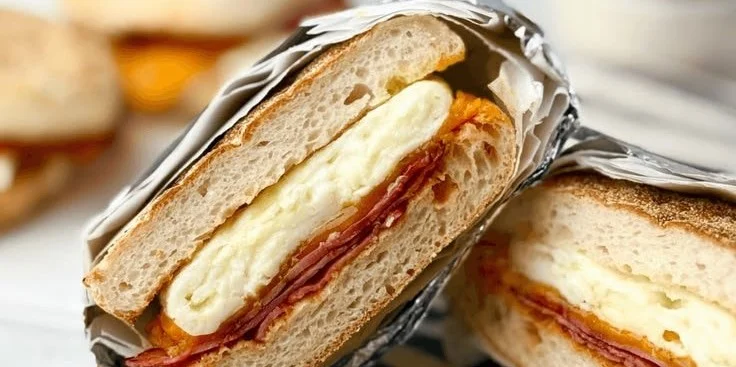 High-Protein Low-Calorie Breakfast Sandwich breakfast sandwich High-Protein Low-Calorie Breakfast Sandwich