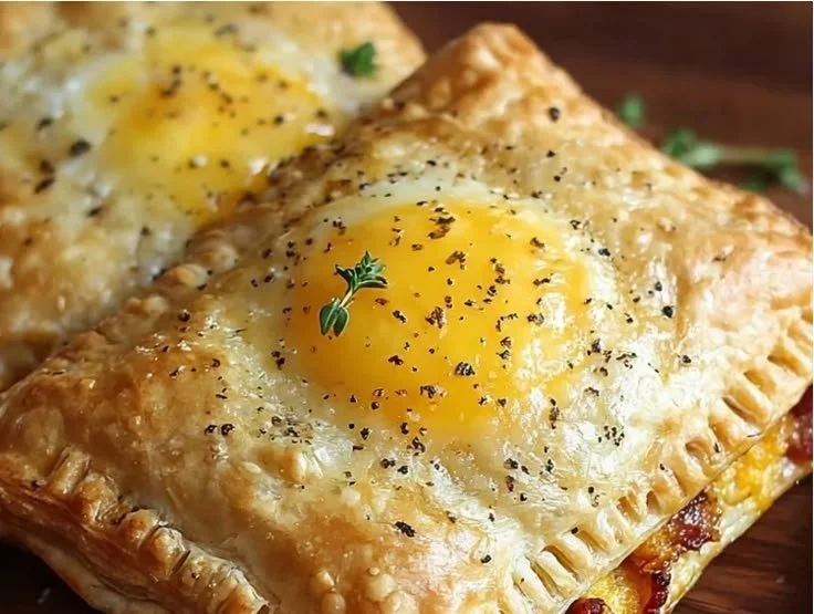 Savory Breakfast Pop-Tarts breakfast pop-tarts Savory breakfast Pop-Tarts with various fillings and toppings